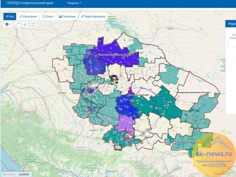 Систему градостроительной деятельности Ставрополья интегрировали в Национальную систему пространственных данных