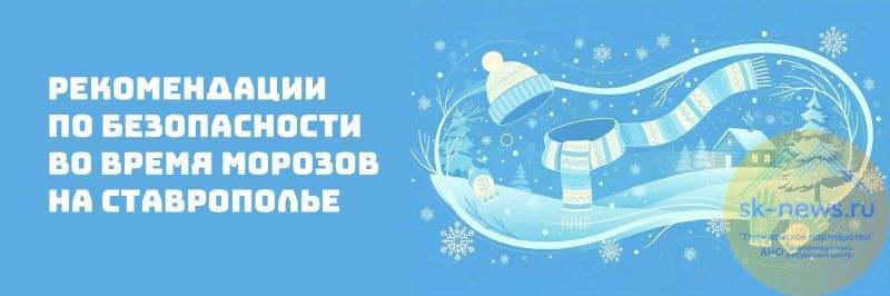 Жителям Ставропольского края привели простые правила безопасности в холода