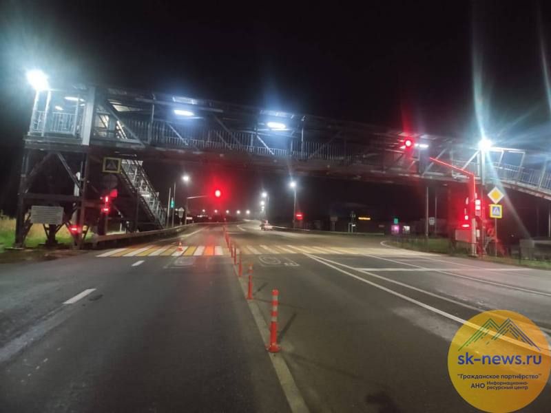 На ФАД «Кавказ» под Минводами неизвестный автомобилист сбил человека и скрылся