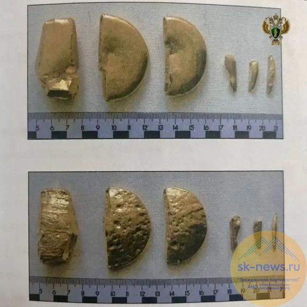 Шесть золотых слитков пыталась вывезти в Стамбул через аэропорт Минвод жительница соседнего региона