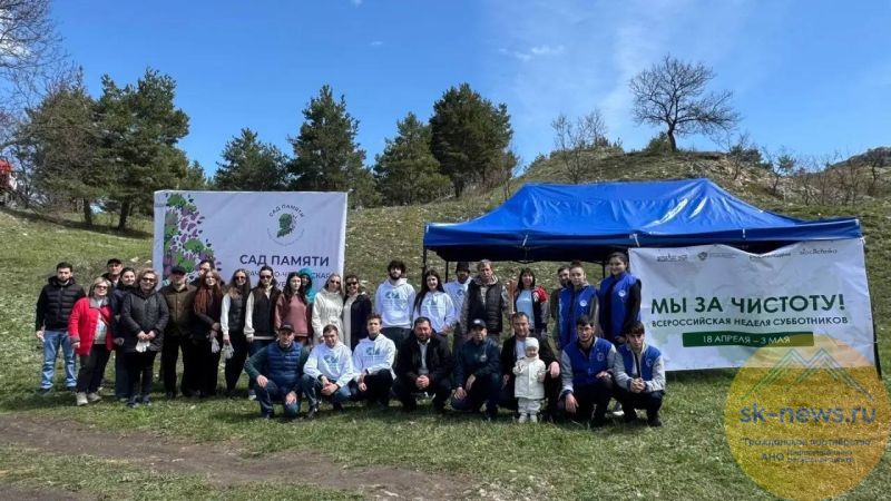 Почти 33 тыс. жителей КЧР очистили 410 гектаров и высадили 200 ясеней