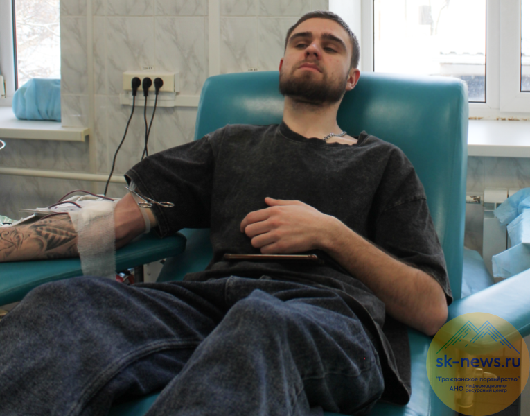 Перед Всероссийским Днём студента свыше ста ребят из Ставрополя сдали кровь