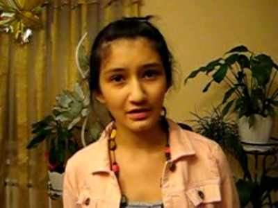 Алия Макоева, школьница