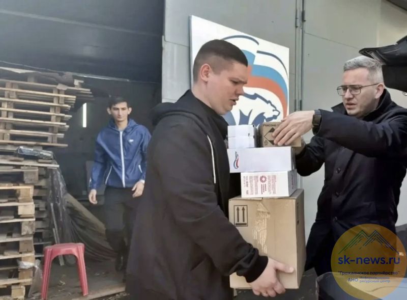 В краевой клинической больнице Ставрополья собрали гуманитарную помощь жителям Дагестана