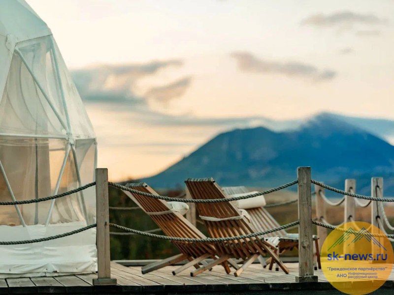 В новогодье глэмпинги Предгорья на отдыхе посетят более двух тысяч туристов