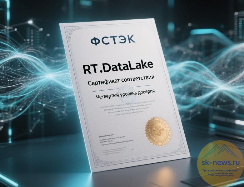 RT.DataLake получил сертификат ФСТЭК четвертого уровня