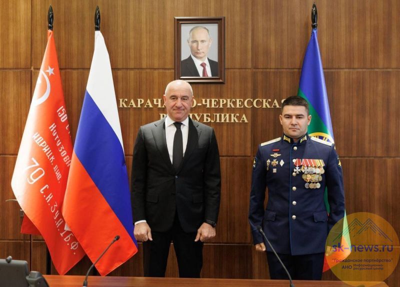 Третьего Ордена Мужества удостоен подполковник из Карачаево-Черкесии Рустам Магомедов 