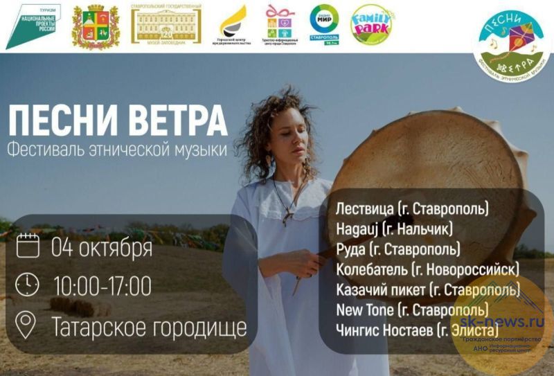 Фестиваль «Песни ветра» соберёт любителей этнической музыки на Татарском городище